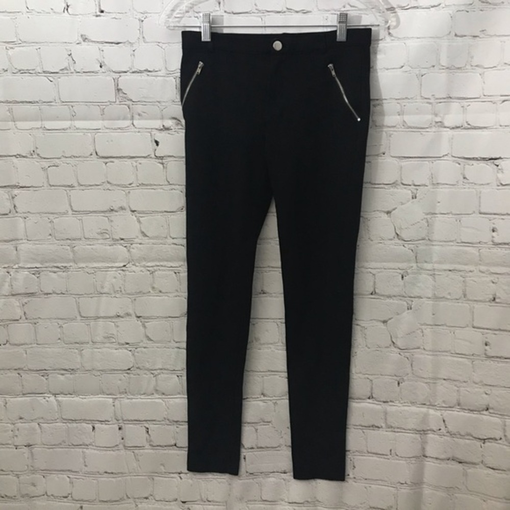 Black Shinestar straight leg pants ( M)
